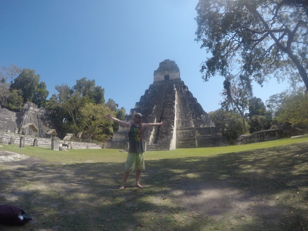 Me in Tikal Ruins in Guatemala on one of my "travel" portions of life before working online. 